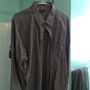 Grey Galaxy button down casual